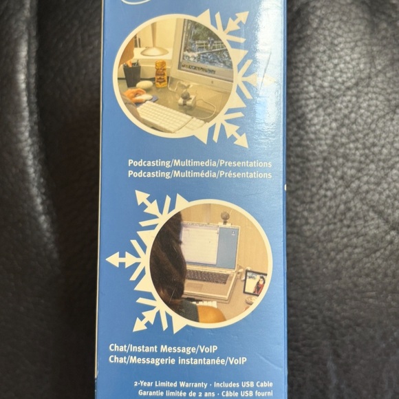 Snowflake Portable USB Microphone - Picture 2 of 5